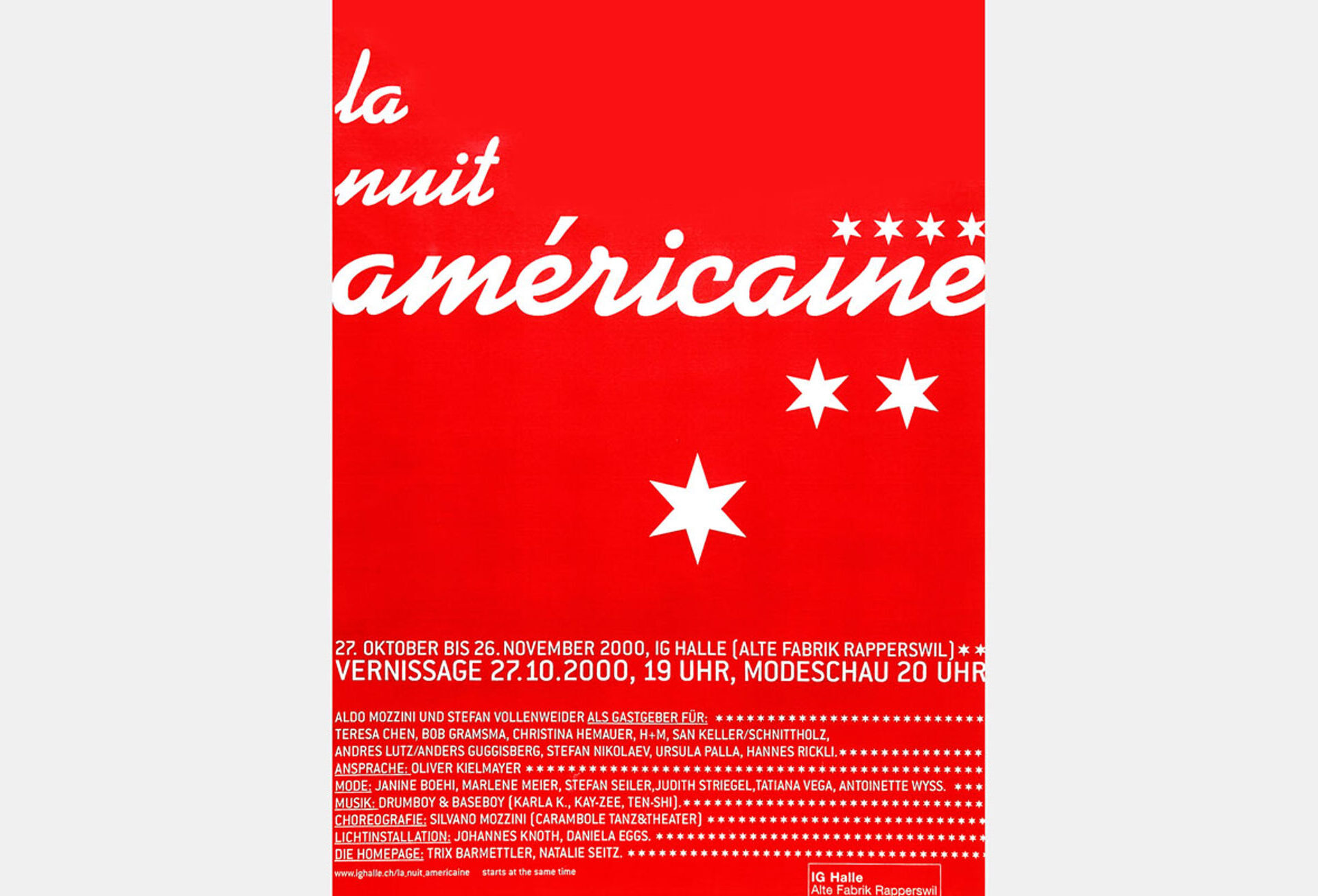 Poster La nuit américaine