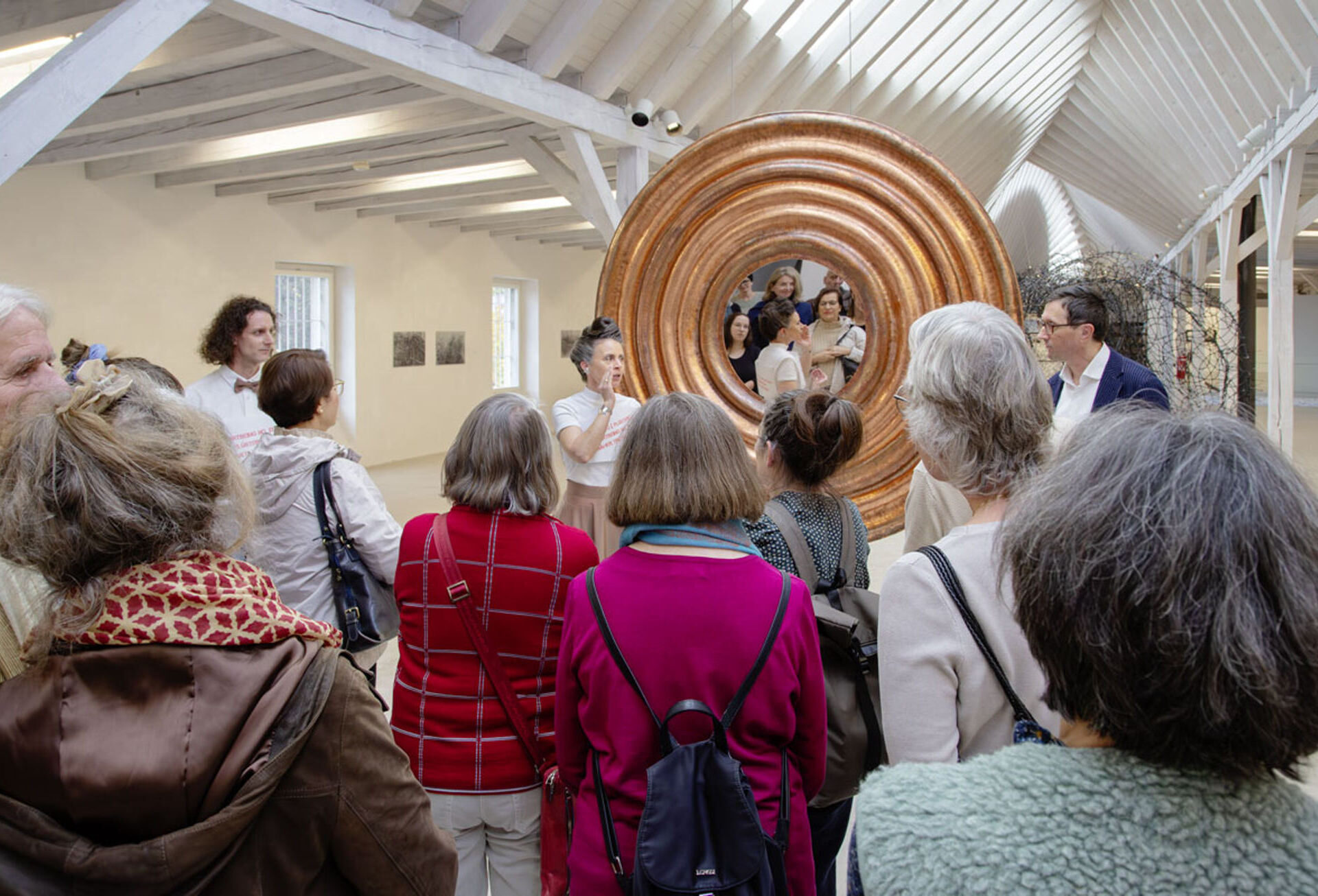 Finissage mit zwei ArtBeings von Maharishikaa Preeti